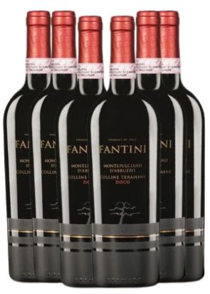 FANTINI COLLINE TERAMANE DOCG MONTEPULCIANO D'ABRUZZO 2017 BOX 6 BOTTIGLIE