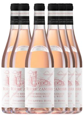 TORRE ZAMBRA INCASTRO ROSA BIO 2025 BOX 6 BOTTIGLIE